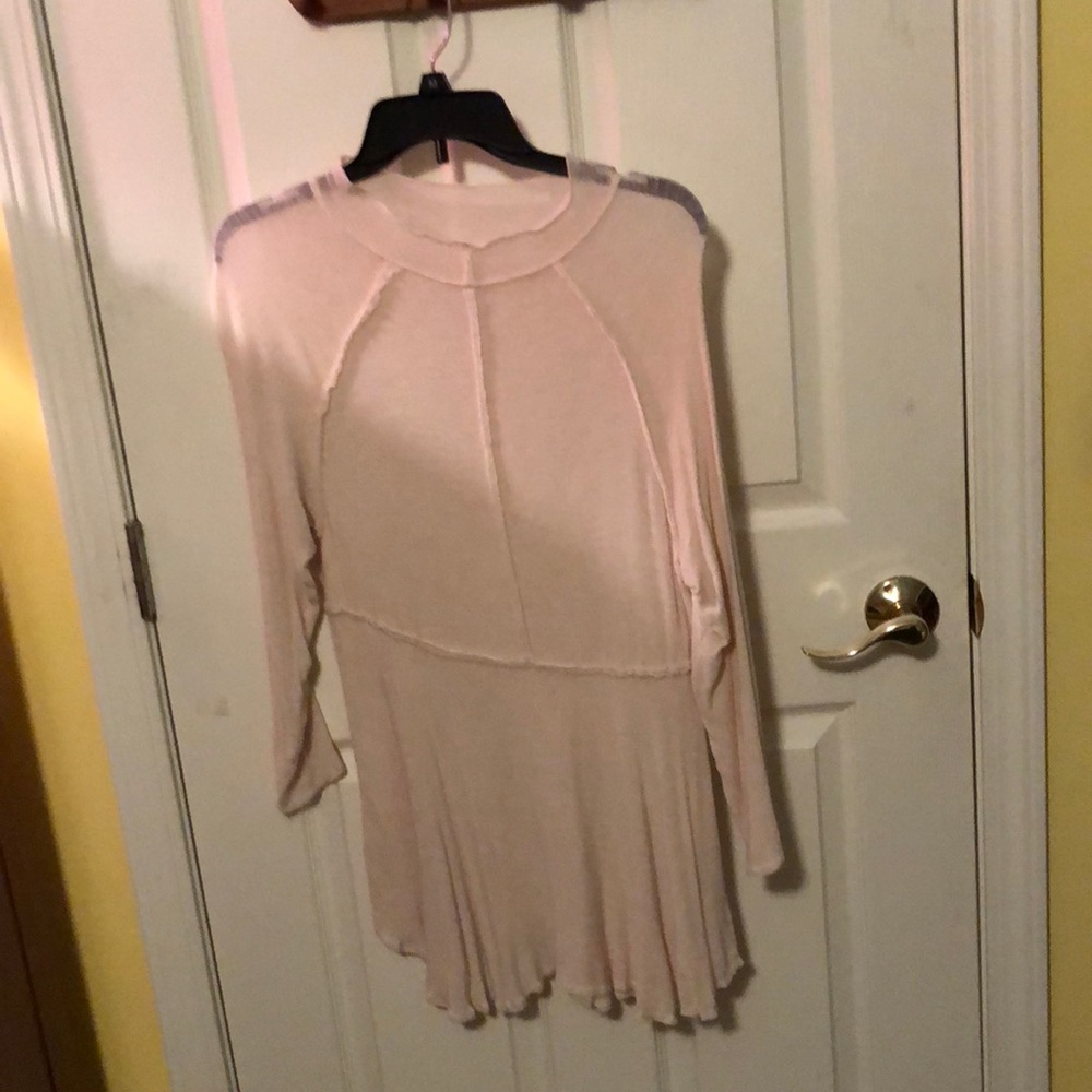 Free People cream blouse